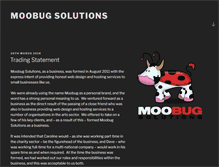 Tablet Screenshot of moobug.co.uk